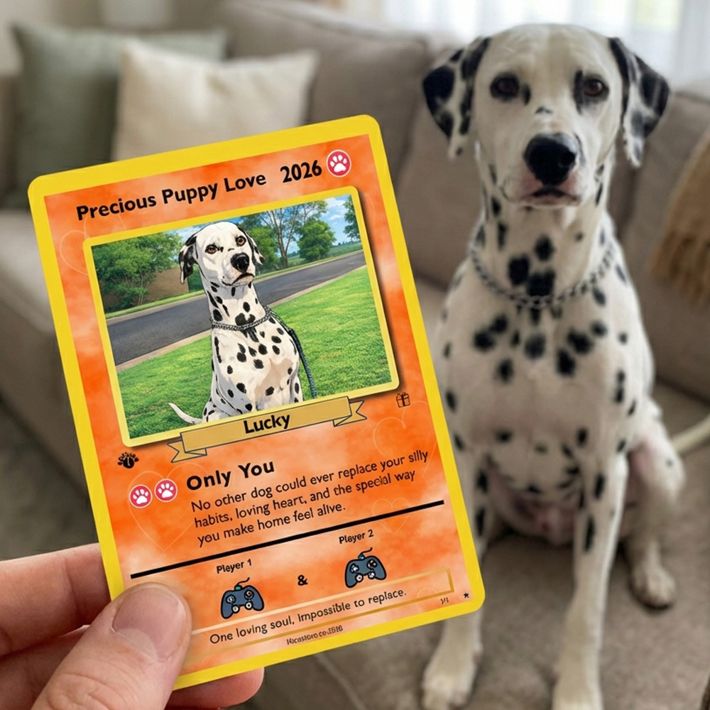 50% OFF🐾Personalized Pet Anime Art Player Card 