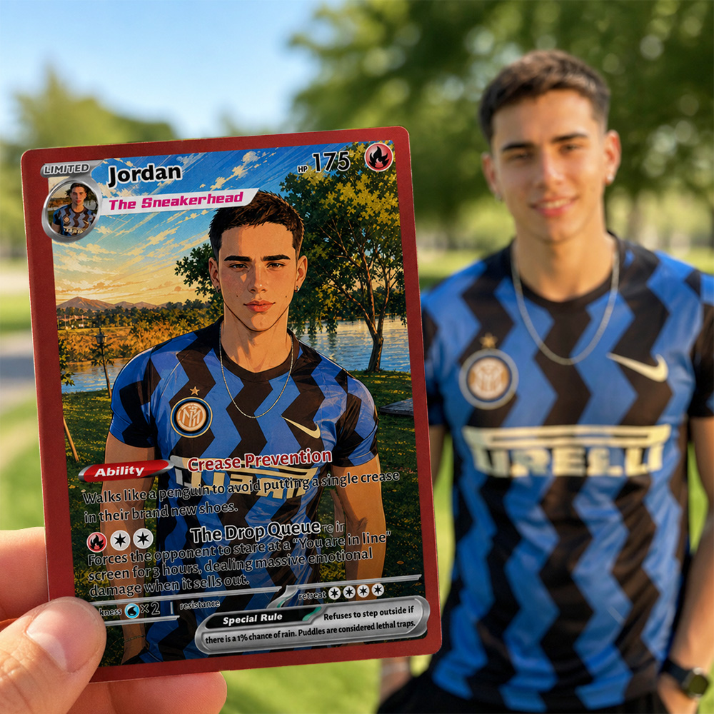 Custom Friend Anime Photo Basic Card Trading Pokecard