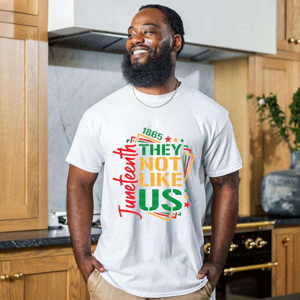 They Not Like Us Juneteenth independence day Summer Fashion Casual Graphic T-shirts