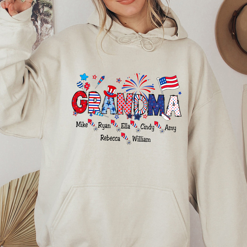 Personalized Mama 4th Of July T-Shirt, Independence Day T-shirt