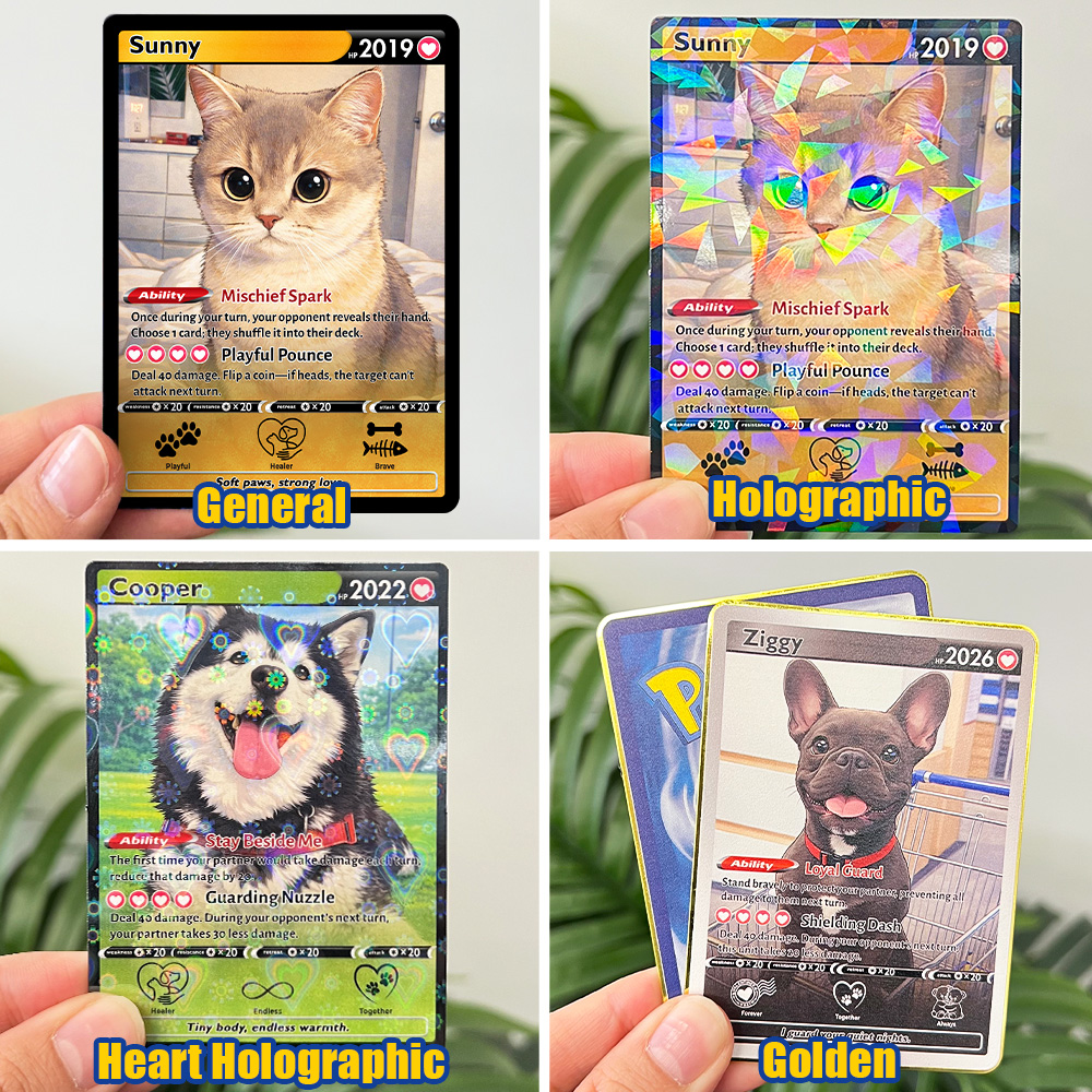 50% OFF🐾Personalized Pet Anime Trainer icon Card