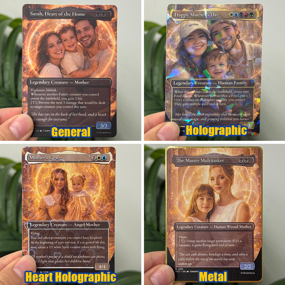 Custom Anime Mom MTG Magic TCG Card, Family Anime Card