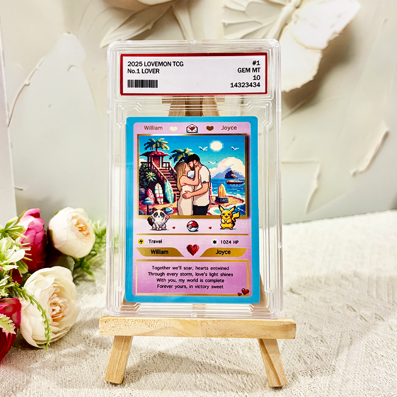 50% OFF💕Personalized Pixel Art Themed Card