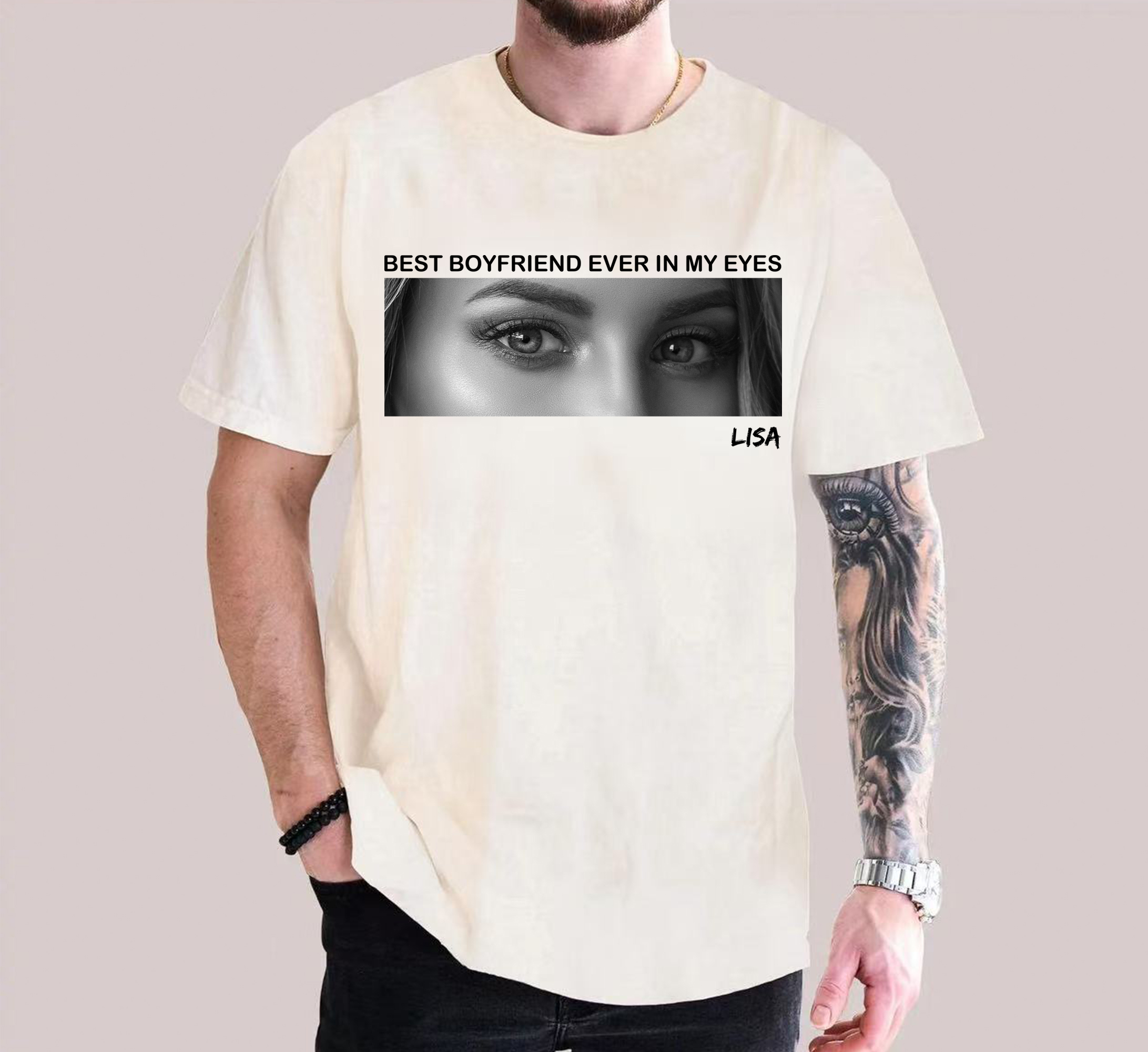 Custom Best Husband/Boyfriend Ever In My Eyes Shirt