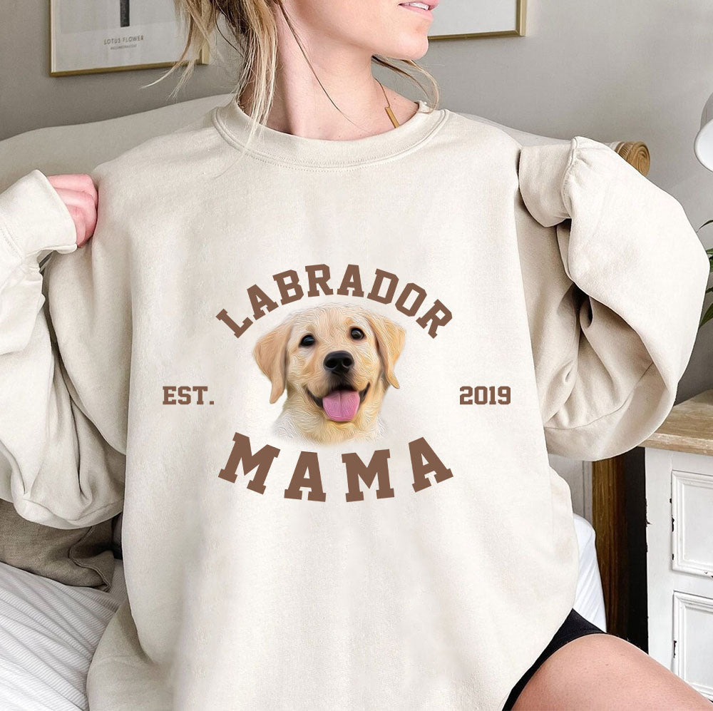 50%off⭐️Custom Dog Mama Crewneck/Hoodie
