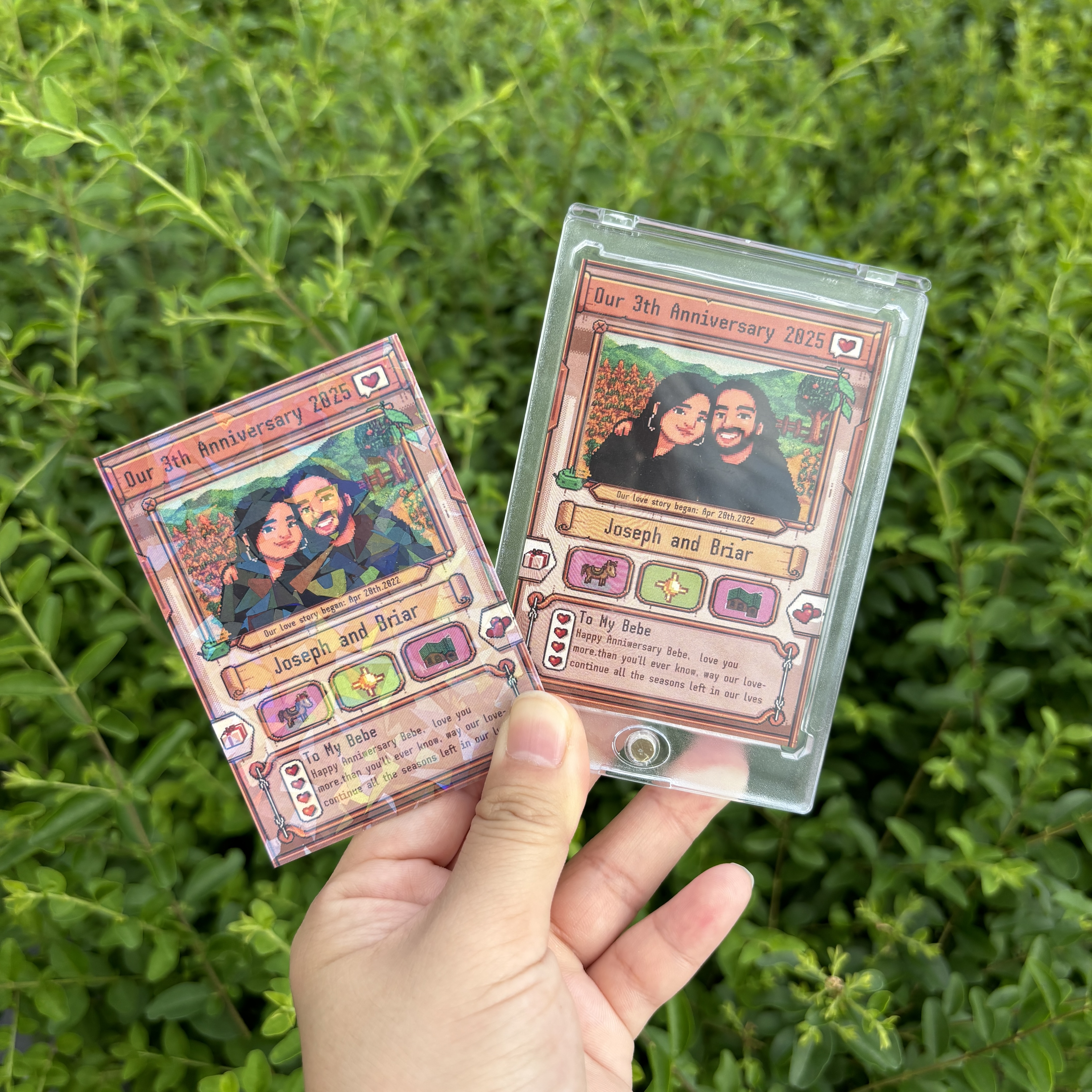 Custom Anniversary Card for Farming Game Lovers