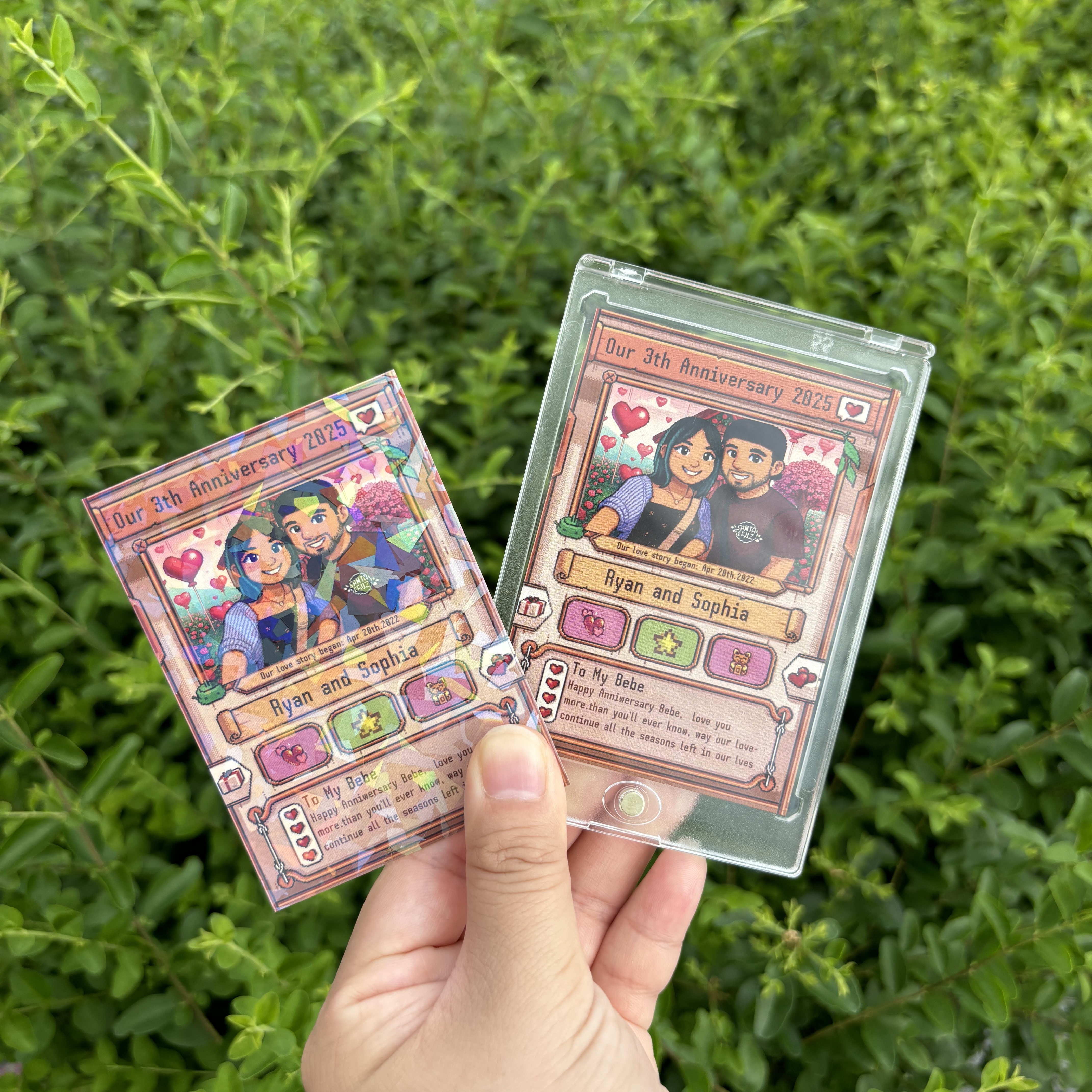 Custom Anniversary Card for Farming Game Lovers