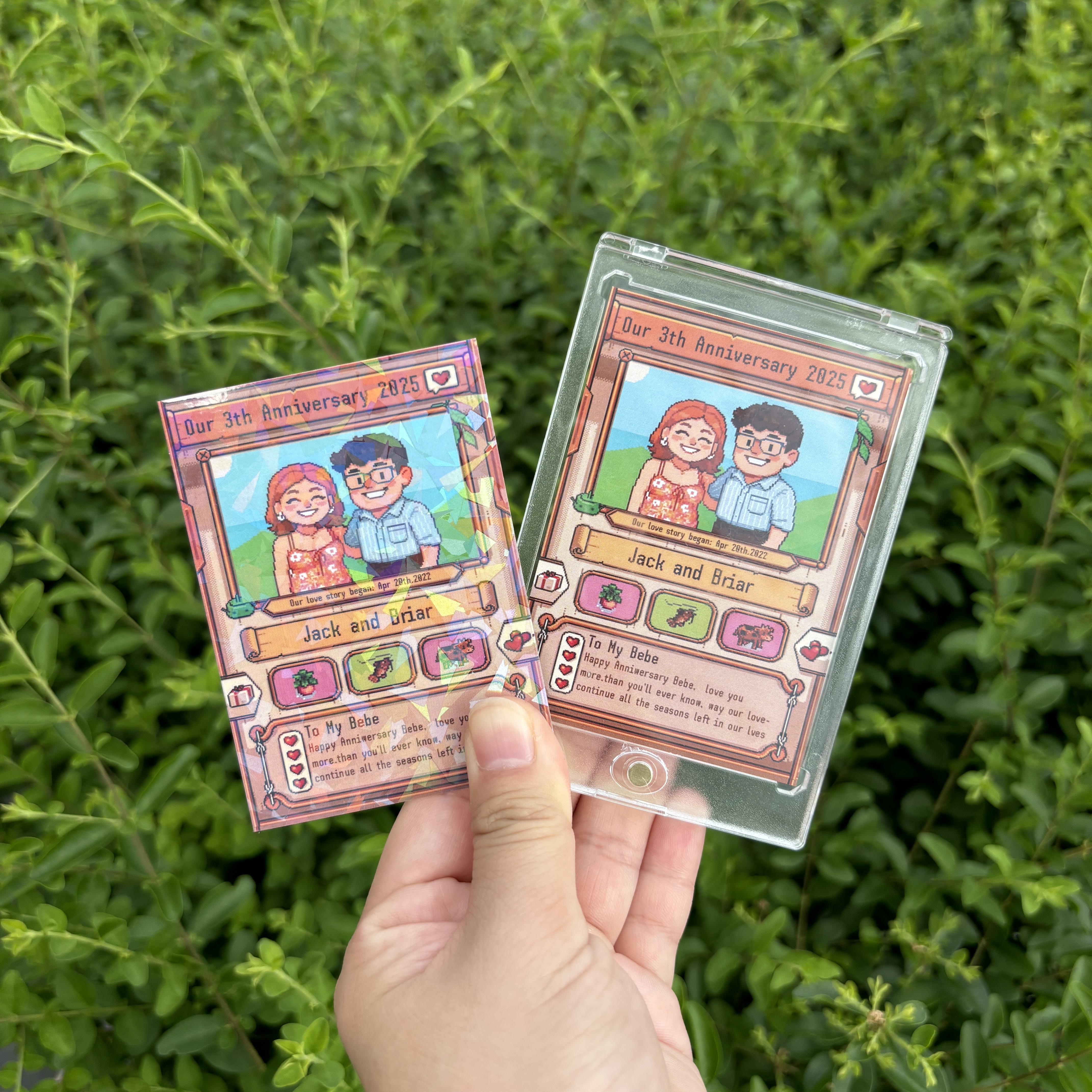 Custom Anniversary Card for Farming Game Lovers