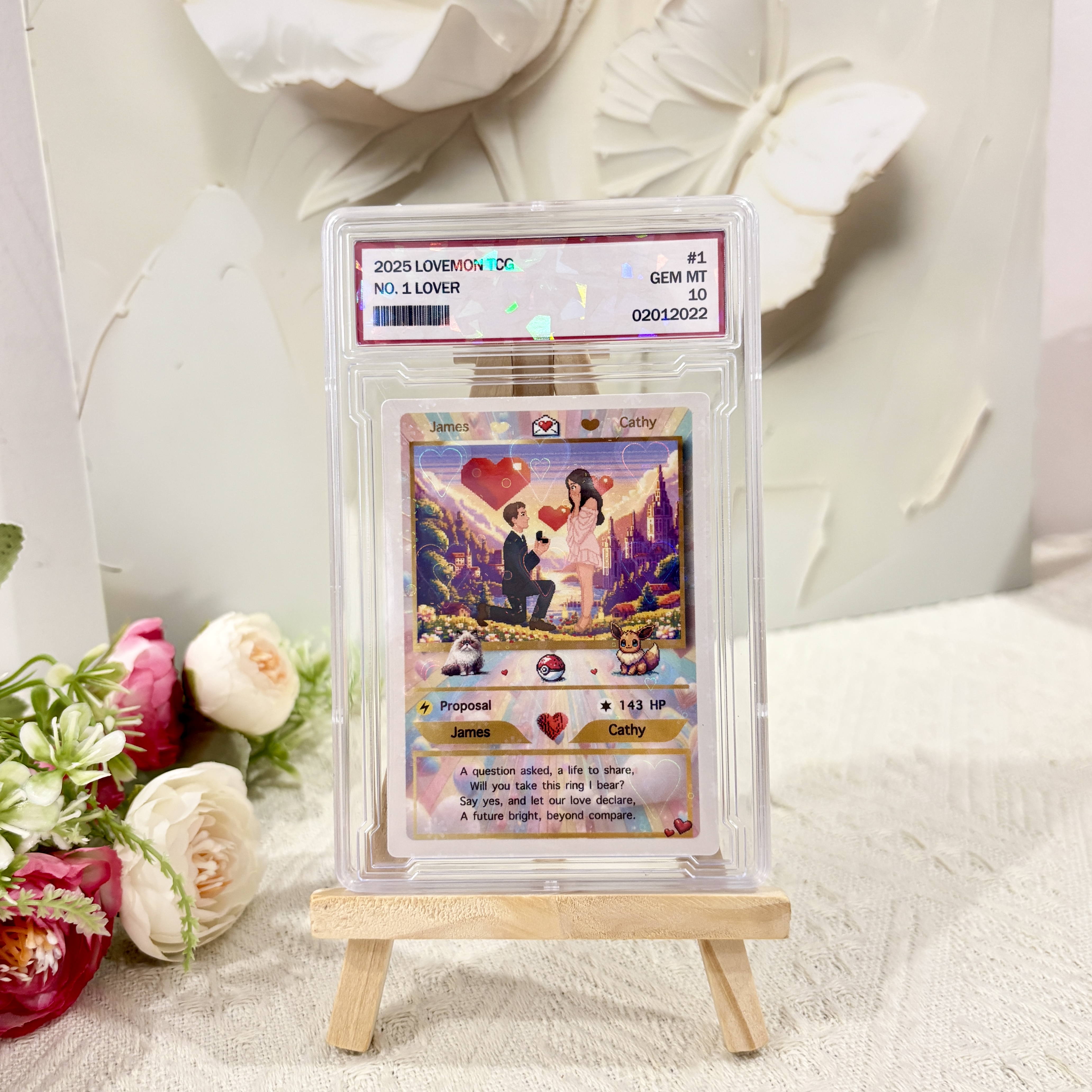 50% OFF💕Personalized Pixel Art Themed Card