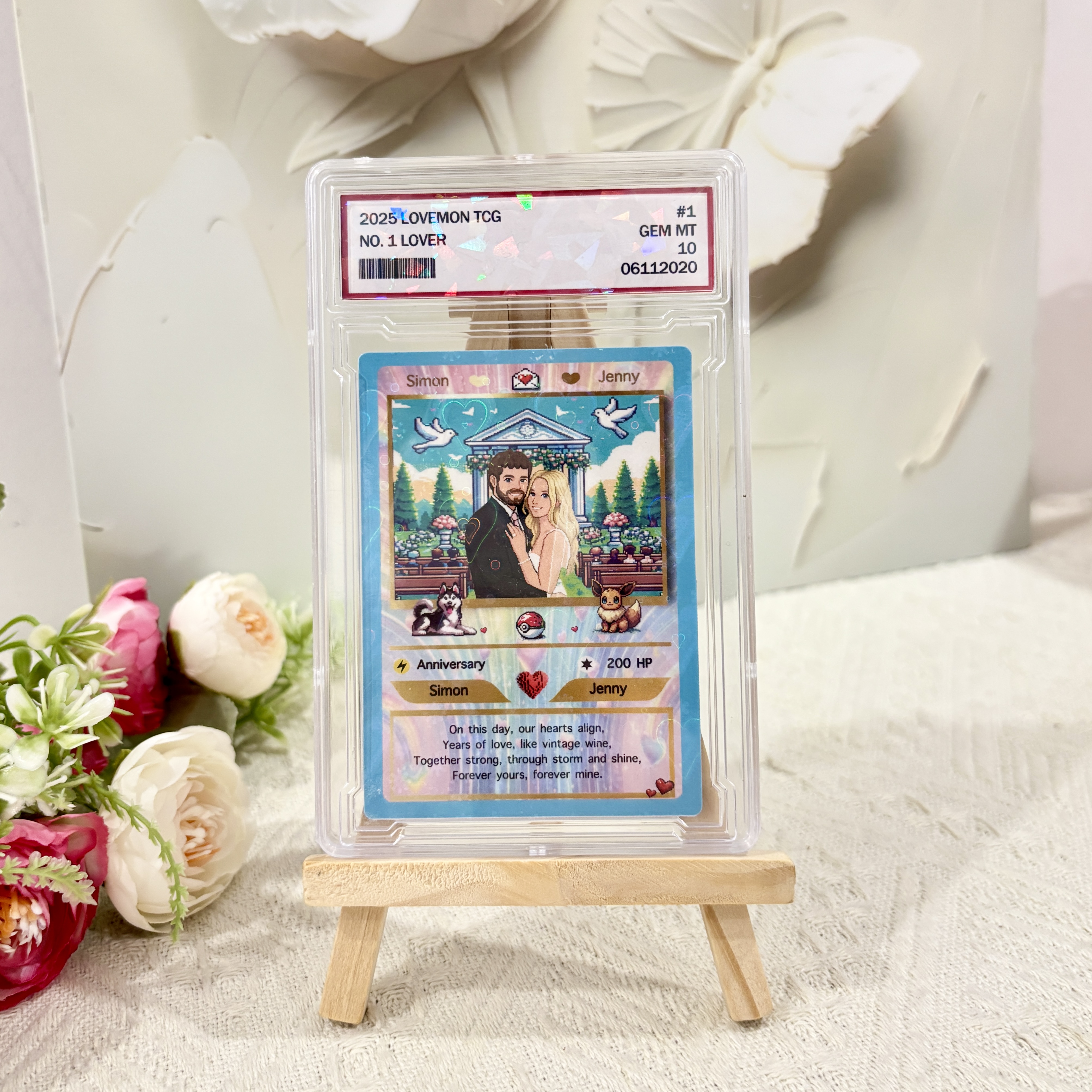 50% OFF💕Personalized Pixel Art Themed Card