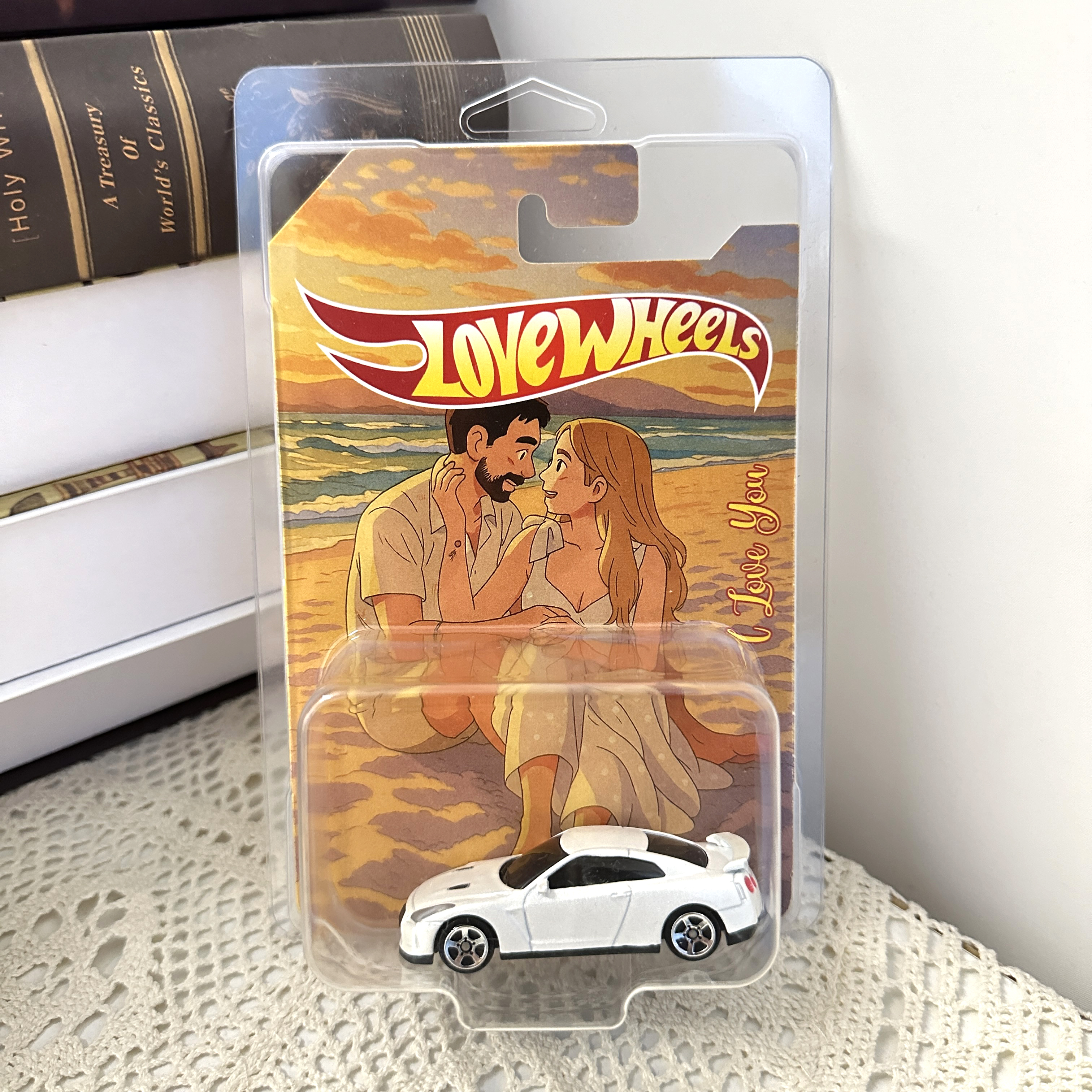 Custom Cartoon Style Toy Car Packaging for Dad or Love