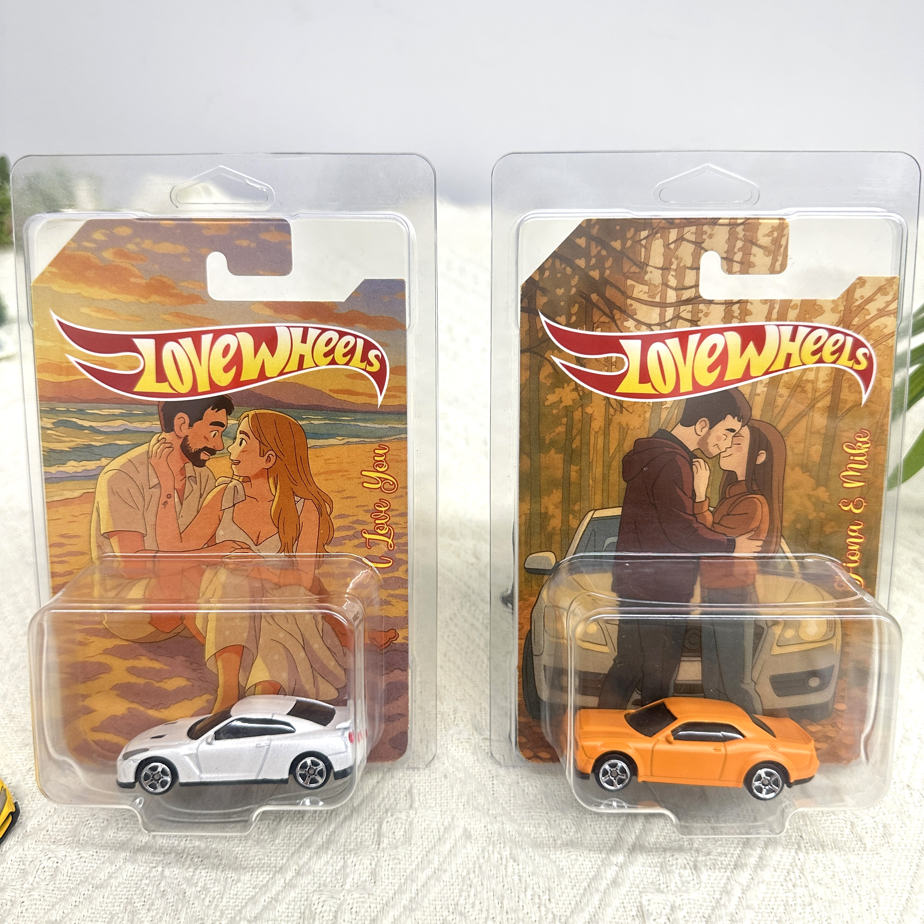 Custom Cartoon Style Toy Car Packaging for Dad or Love