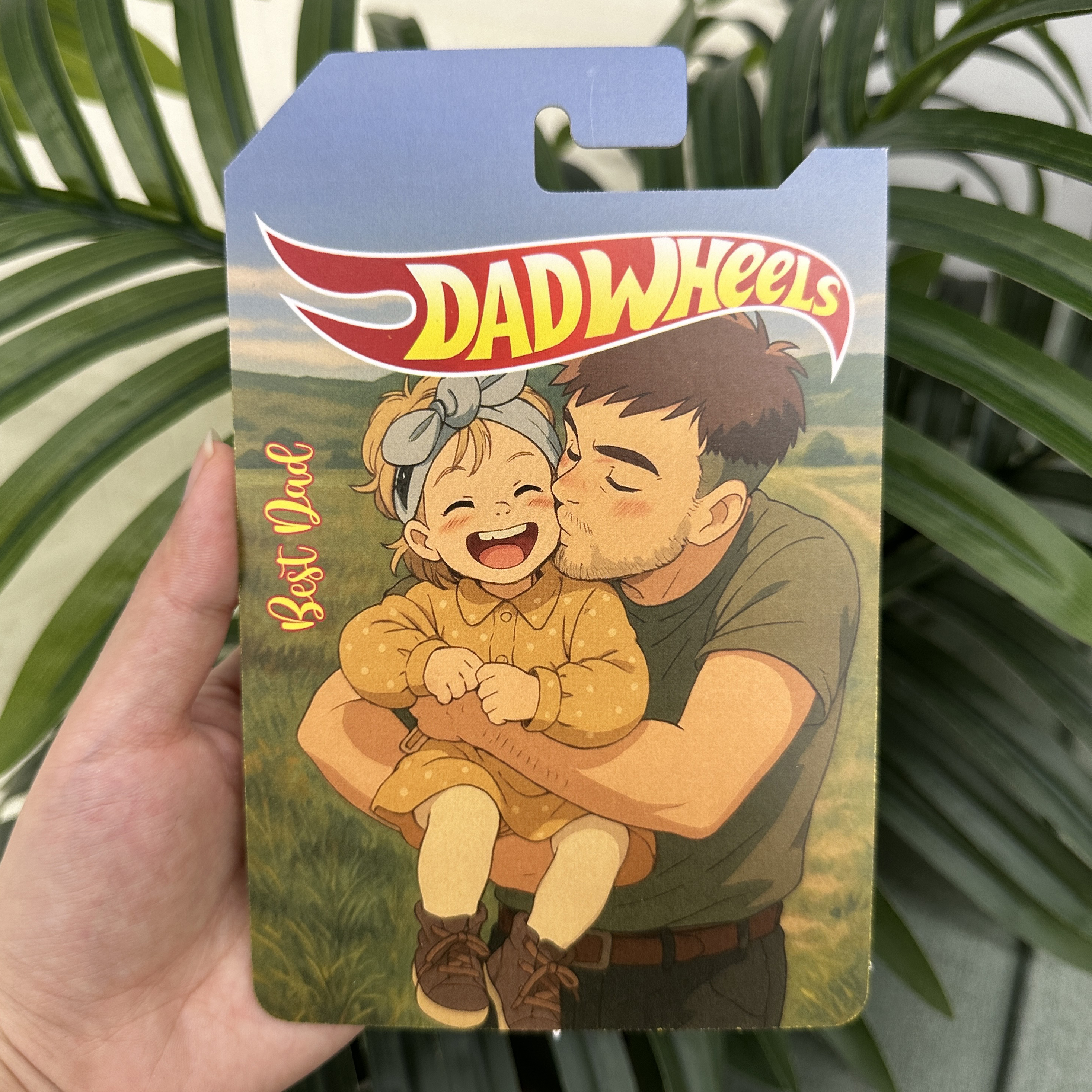 Custom Cartoon Style Toy Car Packaging for Dad or Love
