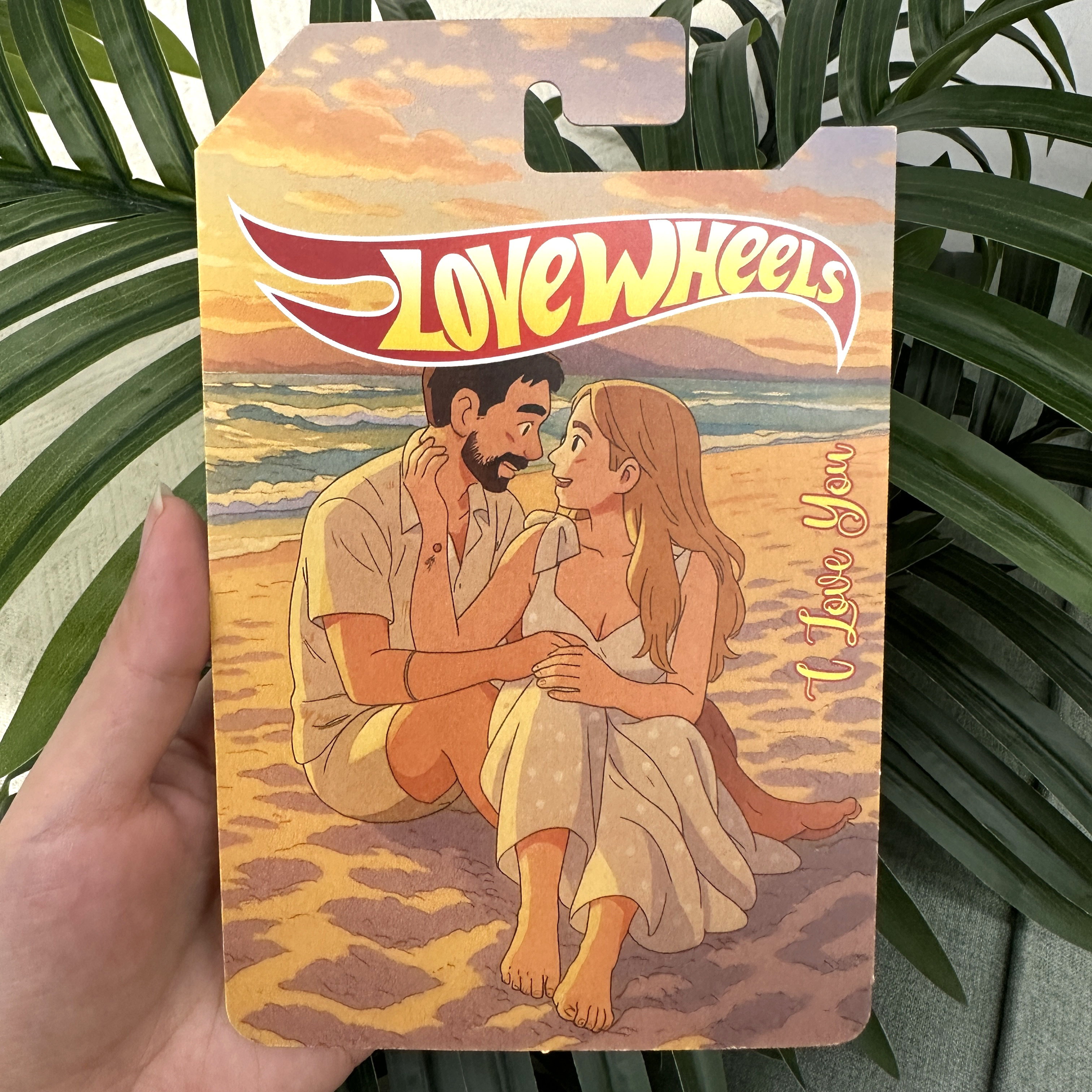 Custom Cartoon Style Toy Car Packaging for Dad or Love