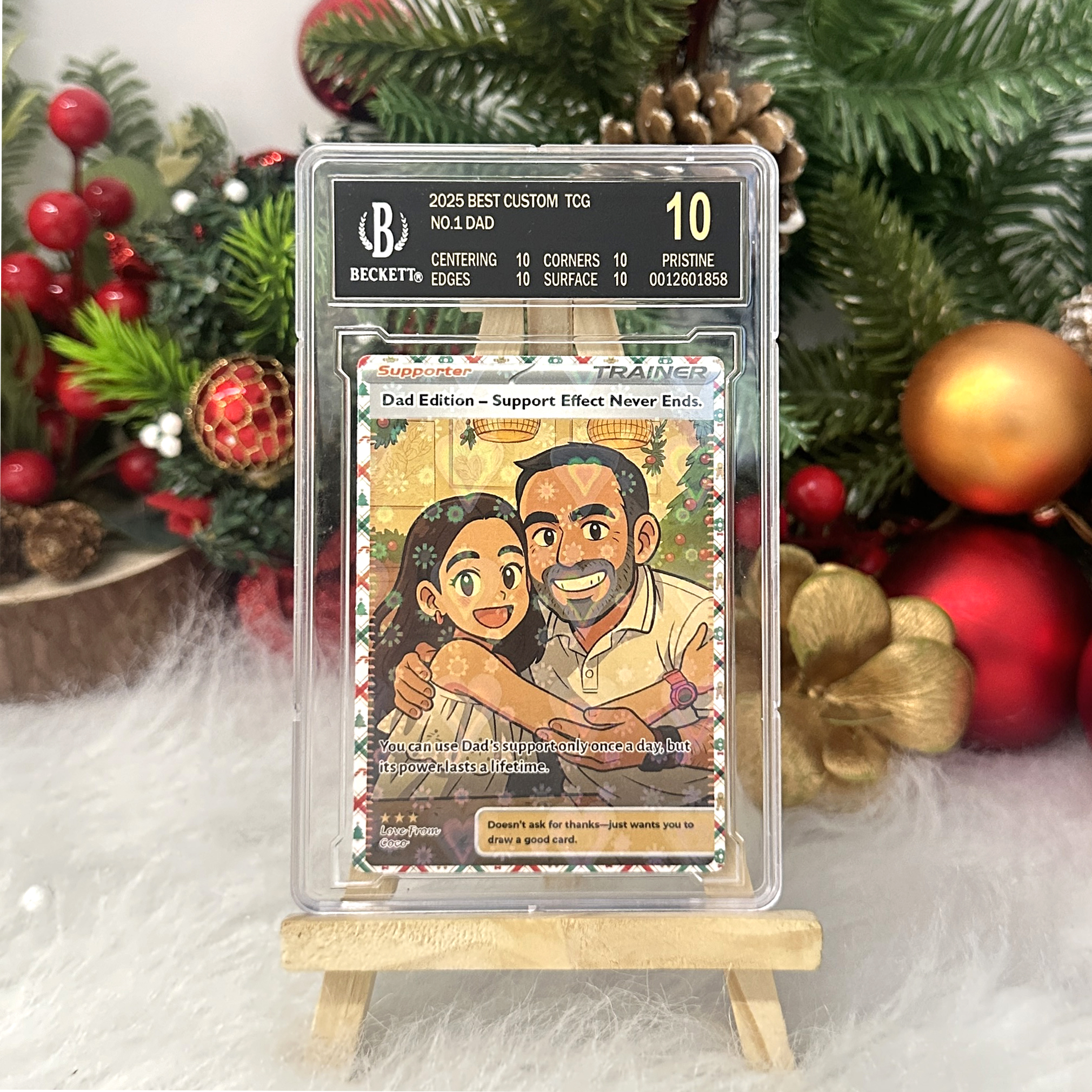 50% OFF🤩Personalized Dad Anime Supporter Trainer Card