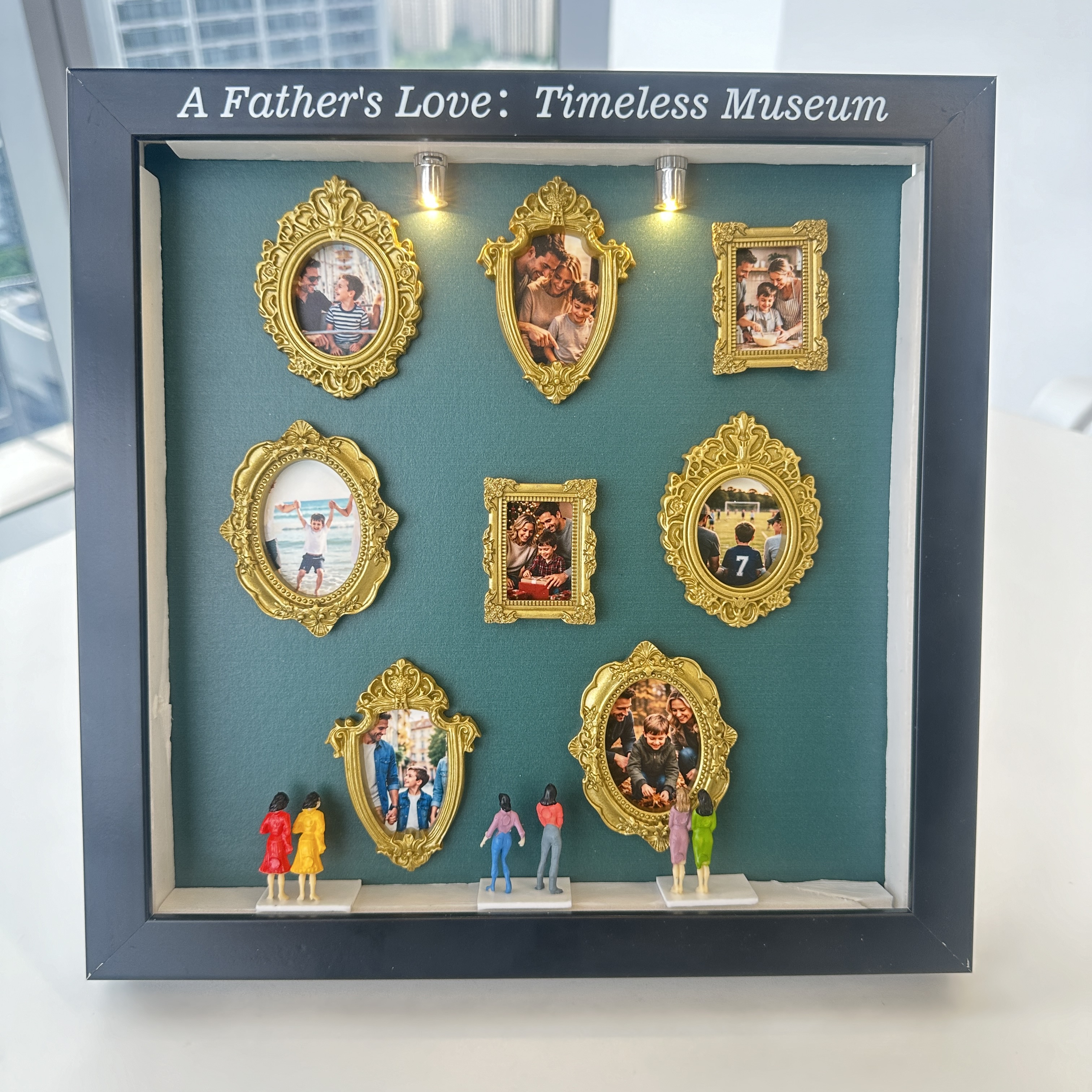 Custom Mini Museum of Us Shadow Box Father's Day Gift 