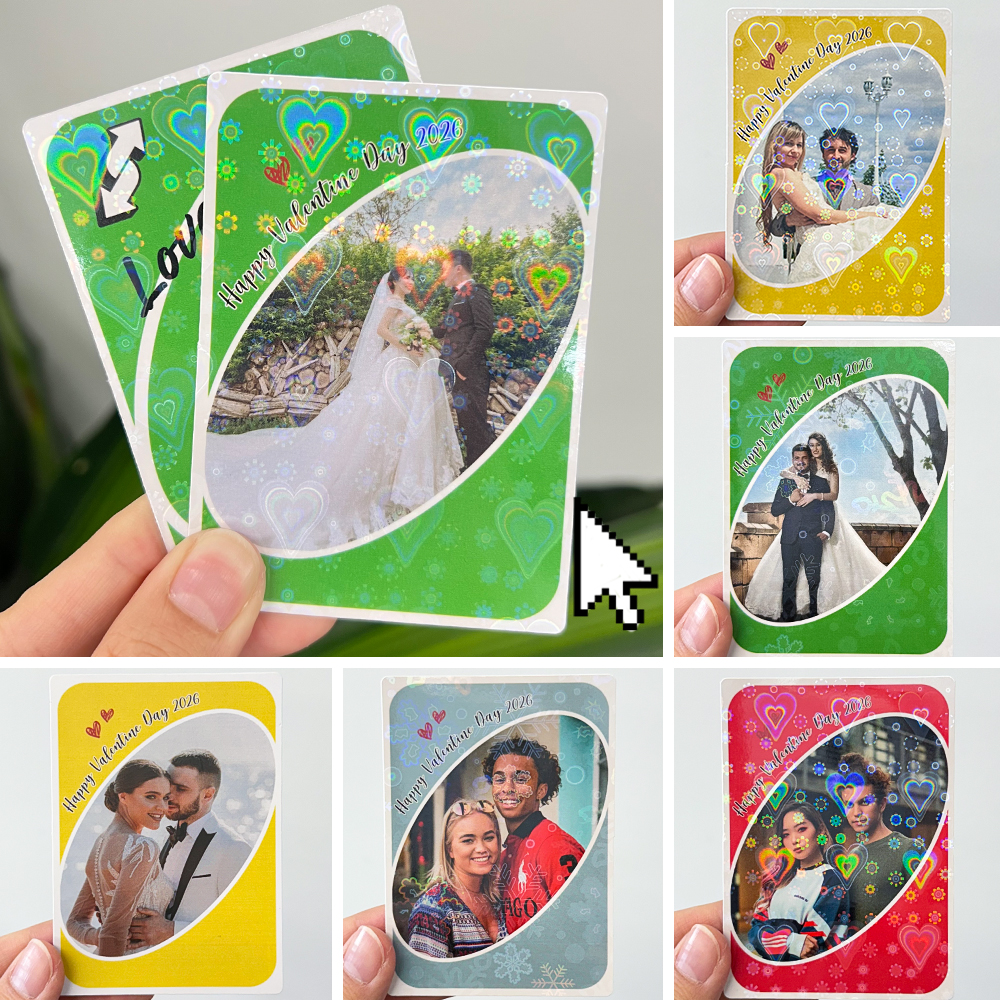 50% OFF💕Personalized Couple Animeu Uno Card, Love You More Reverse Card