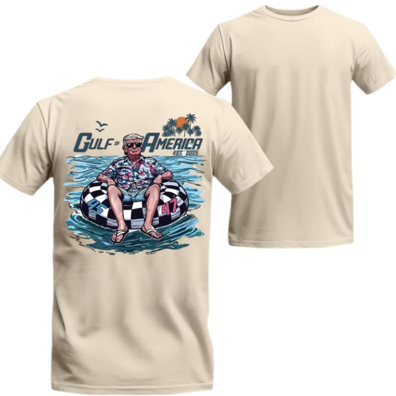 2025 USA Retro Style Summer Beach Vacation Shirt