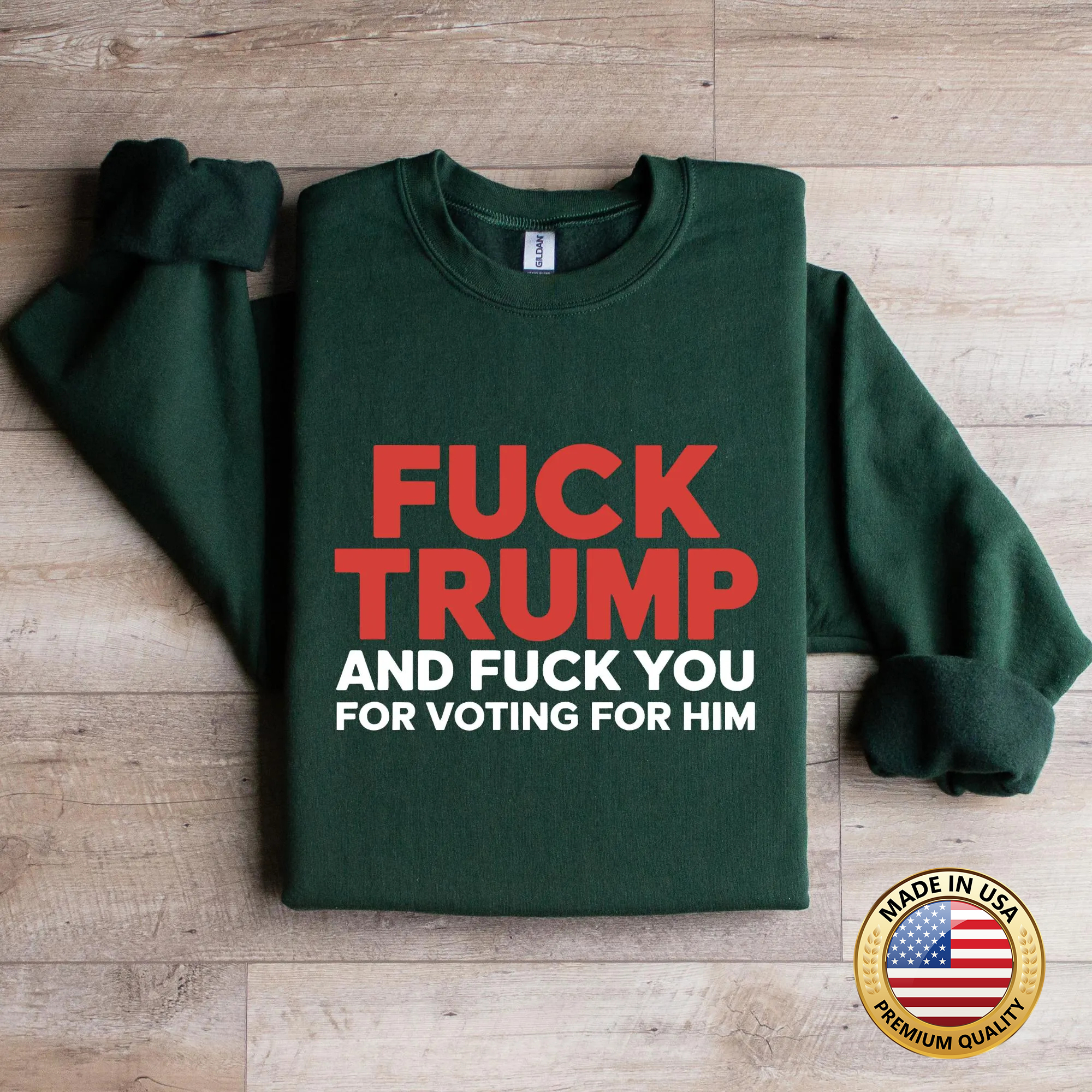 F*ck Trump and F*ck You For Voting For Him T Shirt