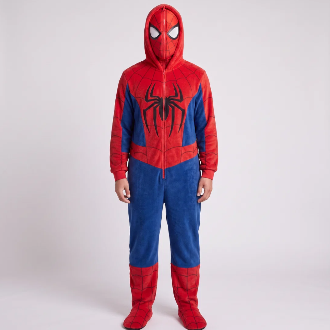 Spidey Onesie Spin Ghost Superhero Cosplay Hoodie Matching
