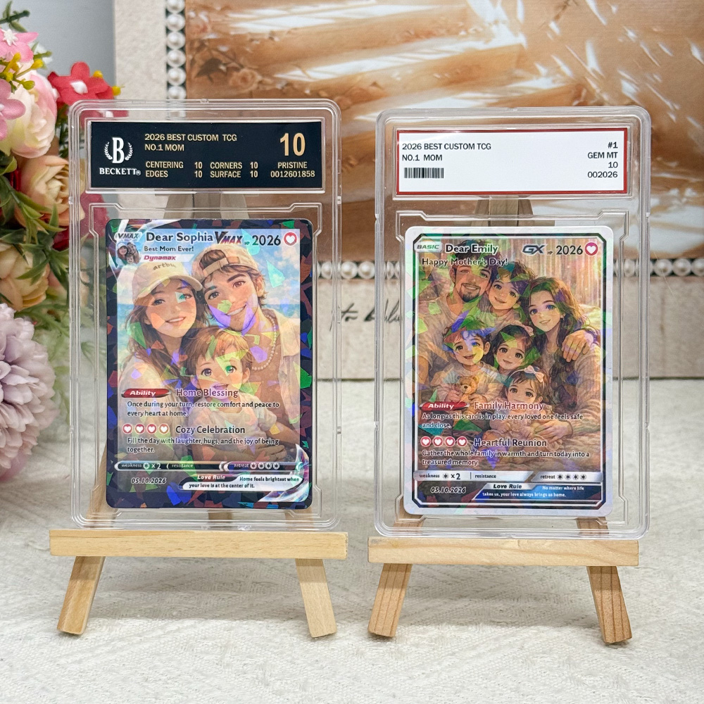 50% OFF💖Personalized Mom Anime Trainer Card, Mother's Day Gift