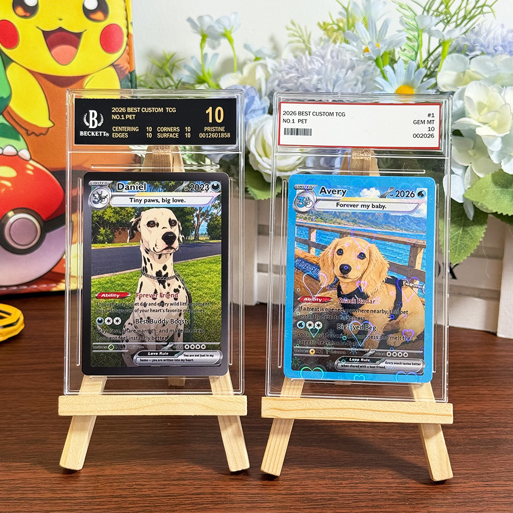 50%OFF🐶Custom 30 Years Anime Pet Photo Limited Edition Basic Card Pokecard