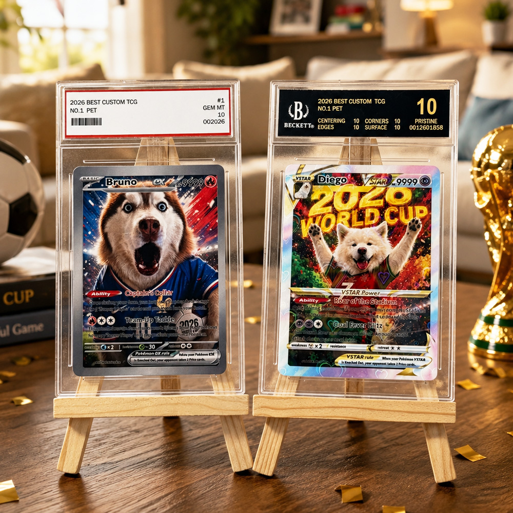 50%OFF🐶Custom Pet Photo Pokecard, 2026 World Cup Soccer Anime Card
