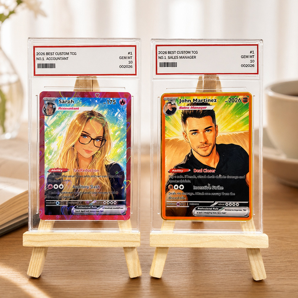 Custom Occupation Anime Photo Basic Card, Custom Career Trading Pokecard