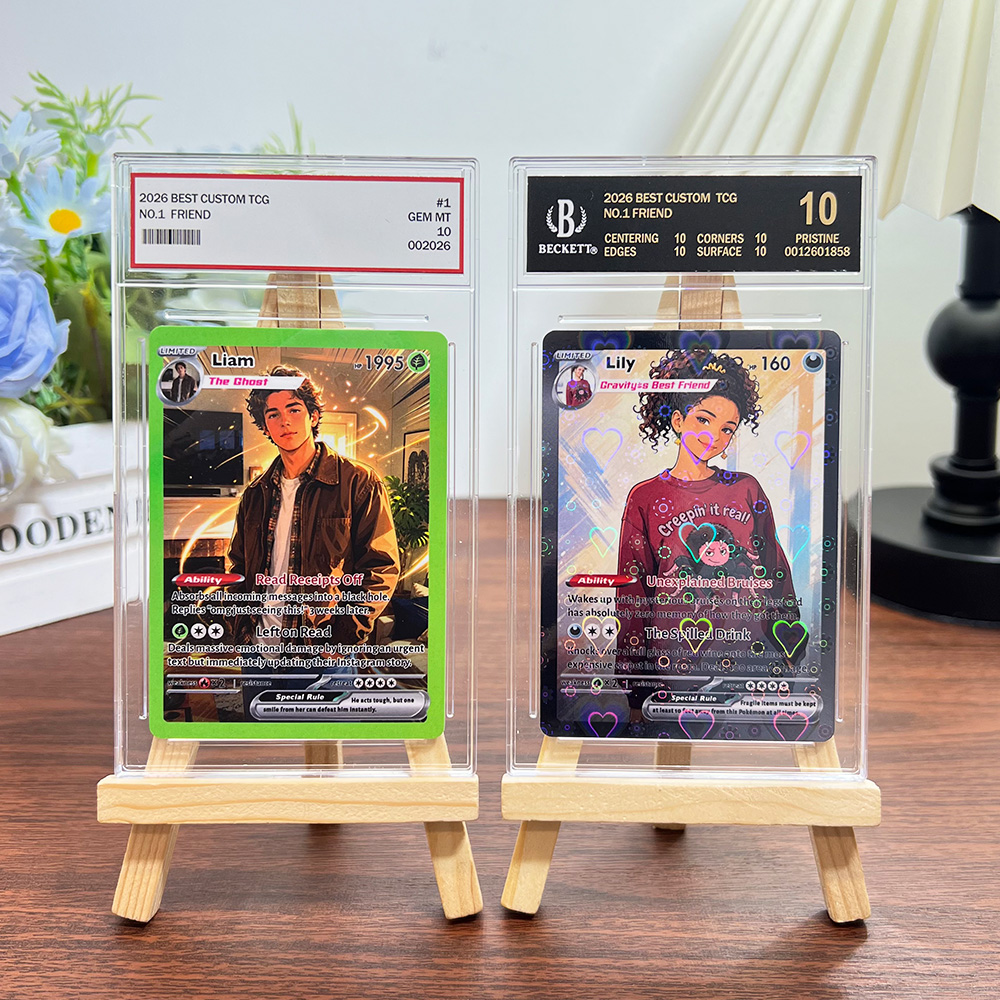 Custom Friend Anime Photo Basic Card Trading Pokecard