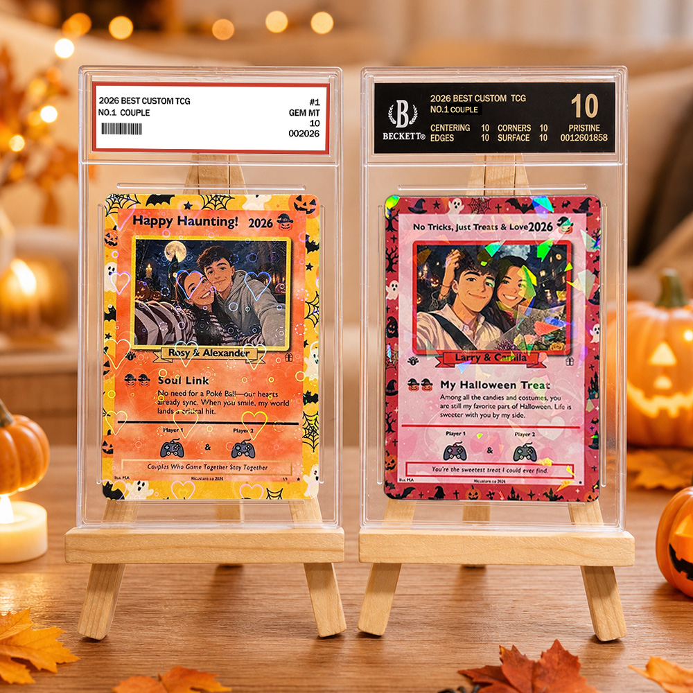 50% OFF🎃Personalized Halloween Couple Player Anime Art Classic Card Pokecard
