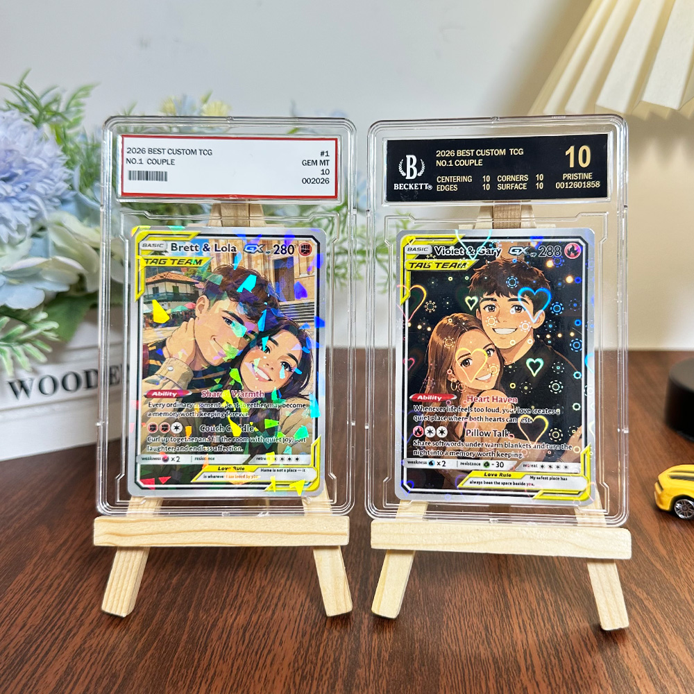 50% OFF💛Custom Couple Photo Anime Art GX TAG TEAM Card Pokecard