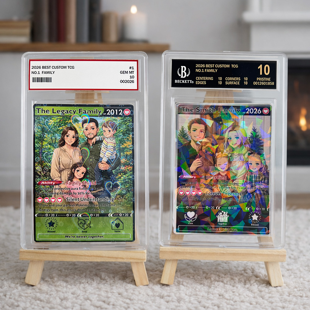 50% OFF💕Personalized Family Anime Trainer icon Card