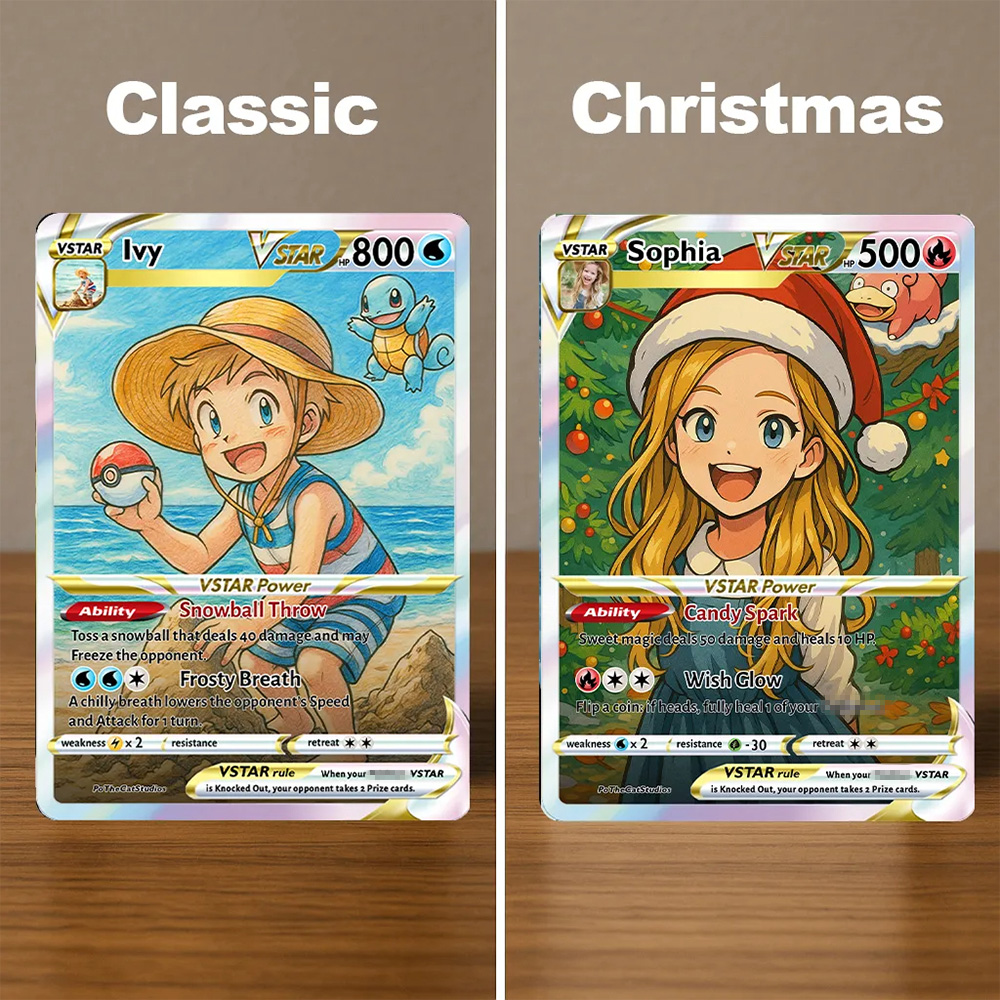 50% OFF🤩Personalized Kid Anime Art Trading Card