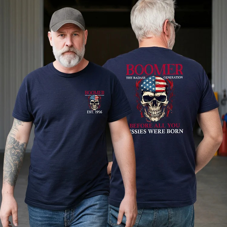 50%off⭐️BOOMER The Badass Generation Custom Year Of Birth Sweatshirt, Unisex Hoodie, Before All You Sissies Were Born T shirt