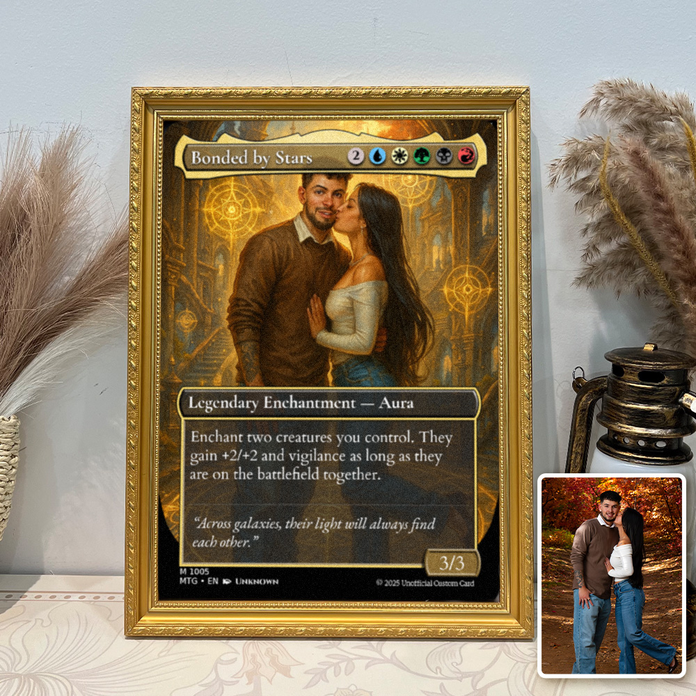 Custom Anime Couples MTG Magic TCG Frame Wall Art