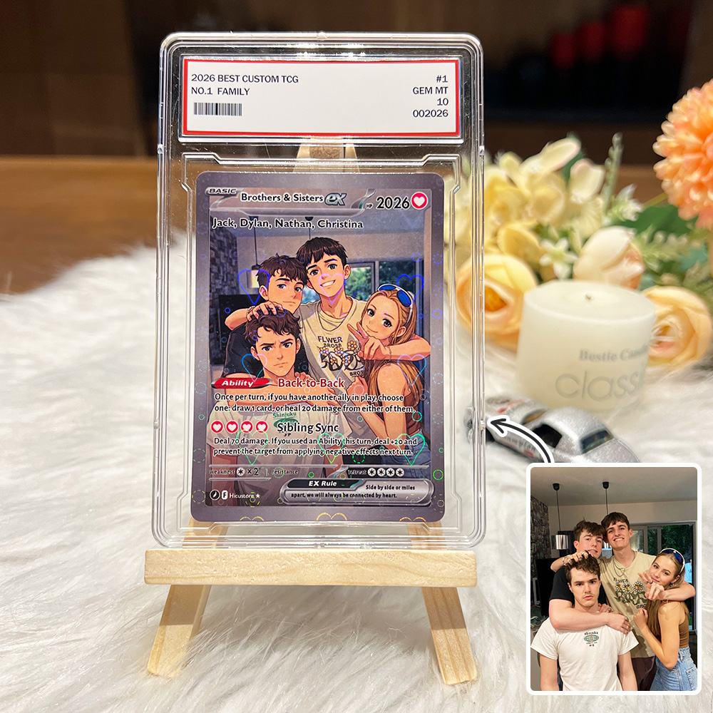 50% OFF💕Personalized Brothers & Sisters Anime Trading Card