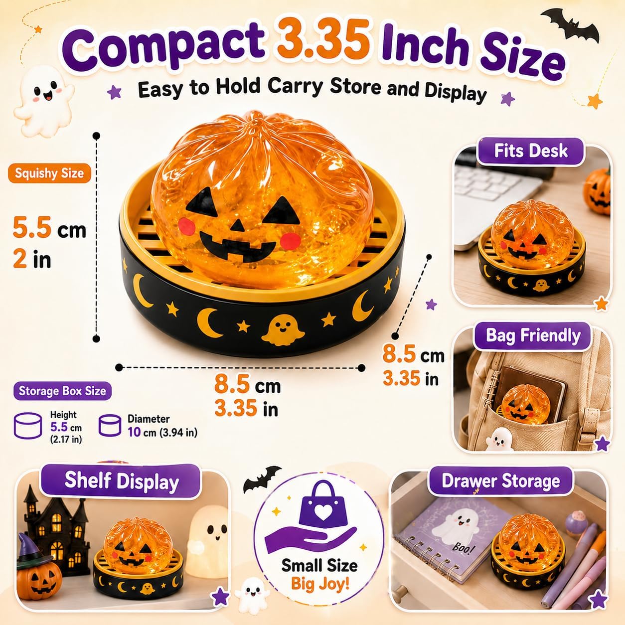 Halloween Dumpling Squishy Mystery Box Set of 5
