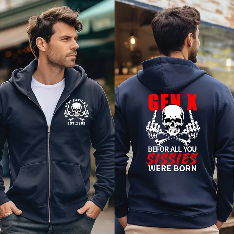 50%off⭐️2 Side T-shirt, Gen X The Badass Generation Before All You Sissies Were Born T-shirt, Custom Year Of Birth Sweatshirt, Unisex Hoodie