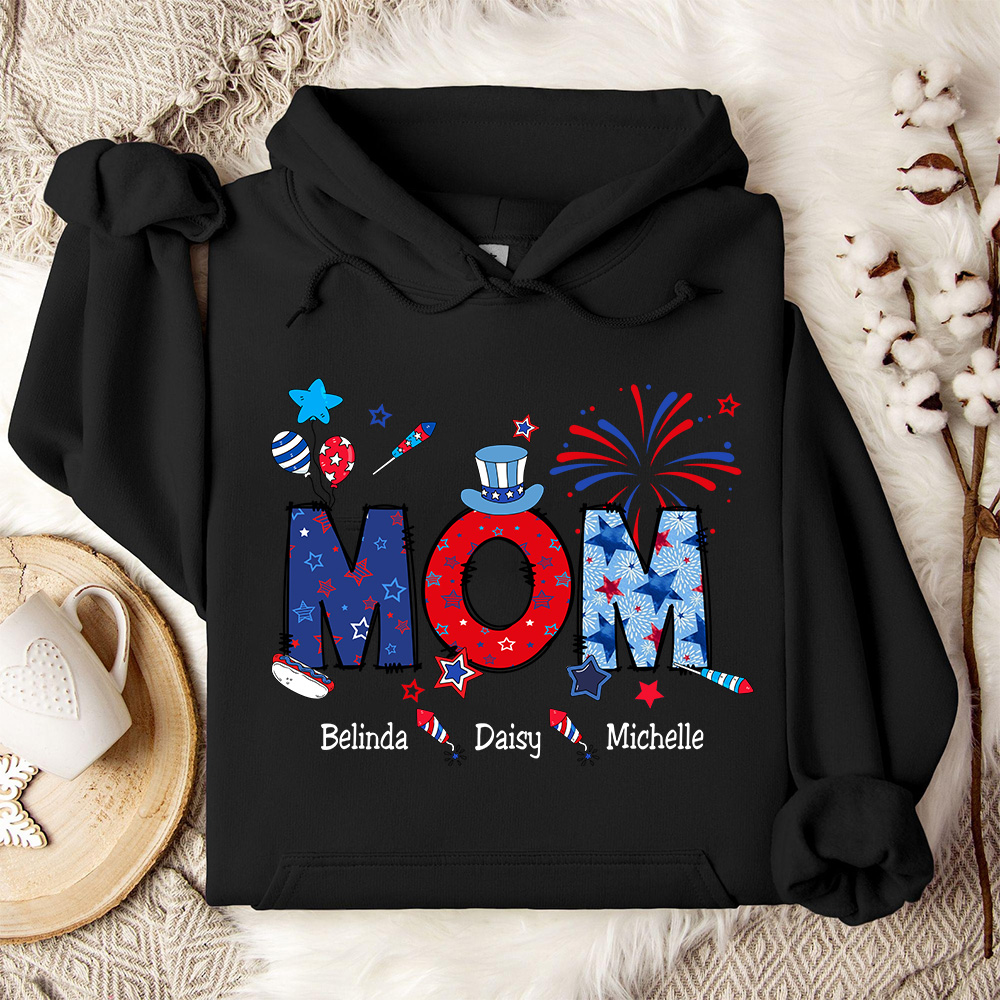 Personalized Mama 4th Of July T-Shirt, Independence Day T-shirt