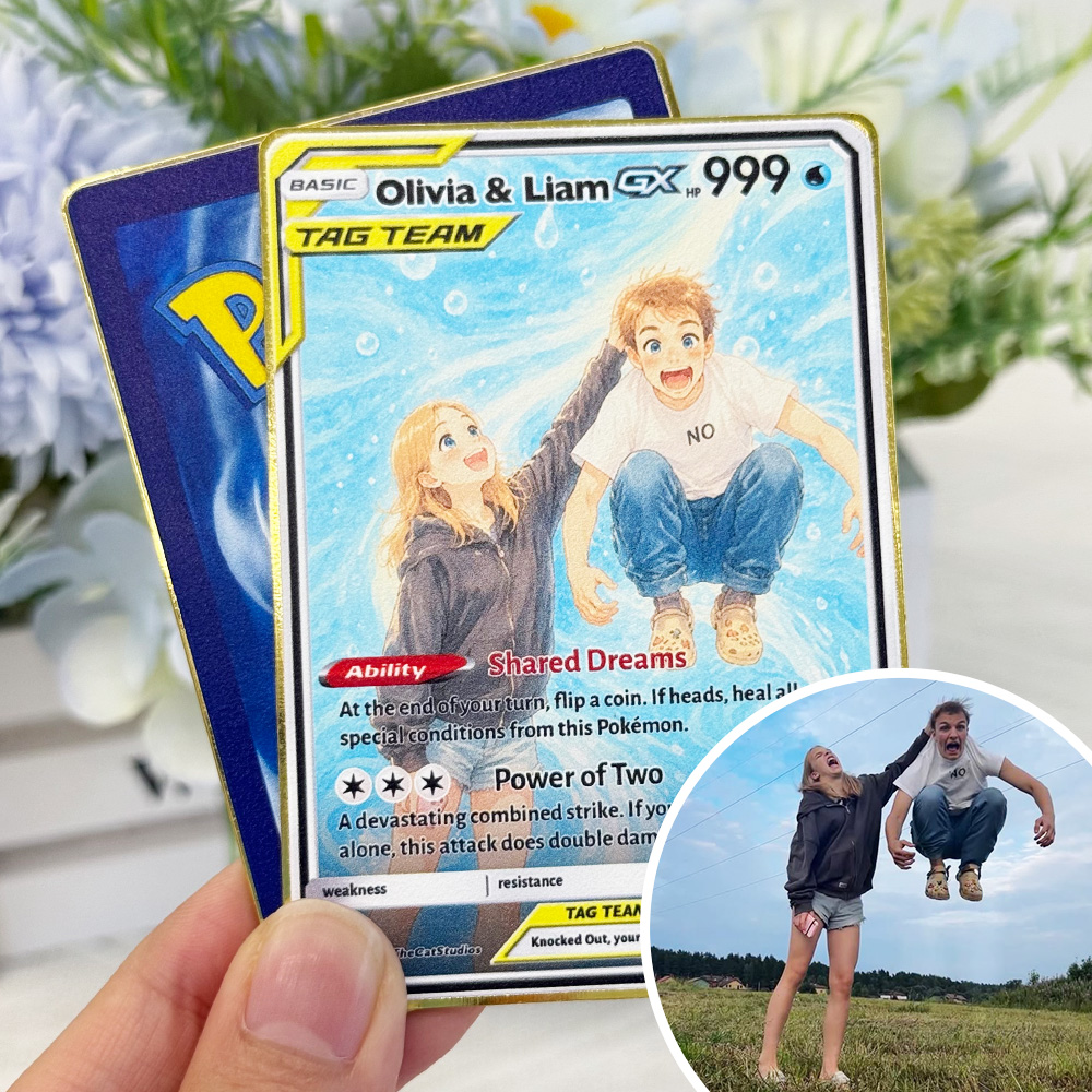 50% OFF🤩Personalized Couple Anime Art Trading Card
