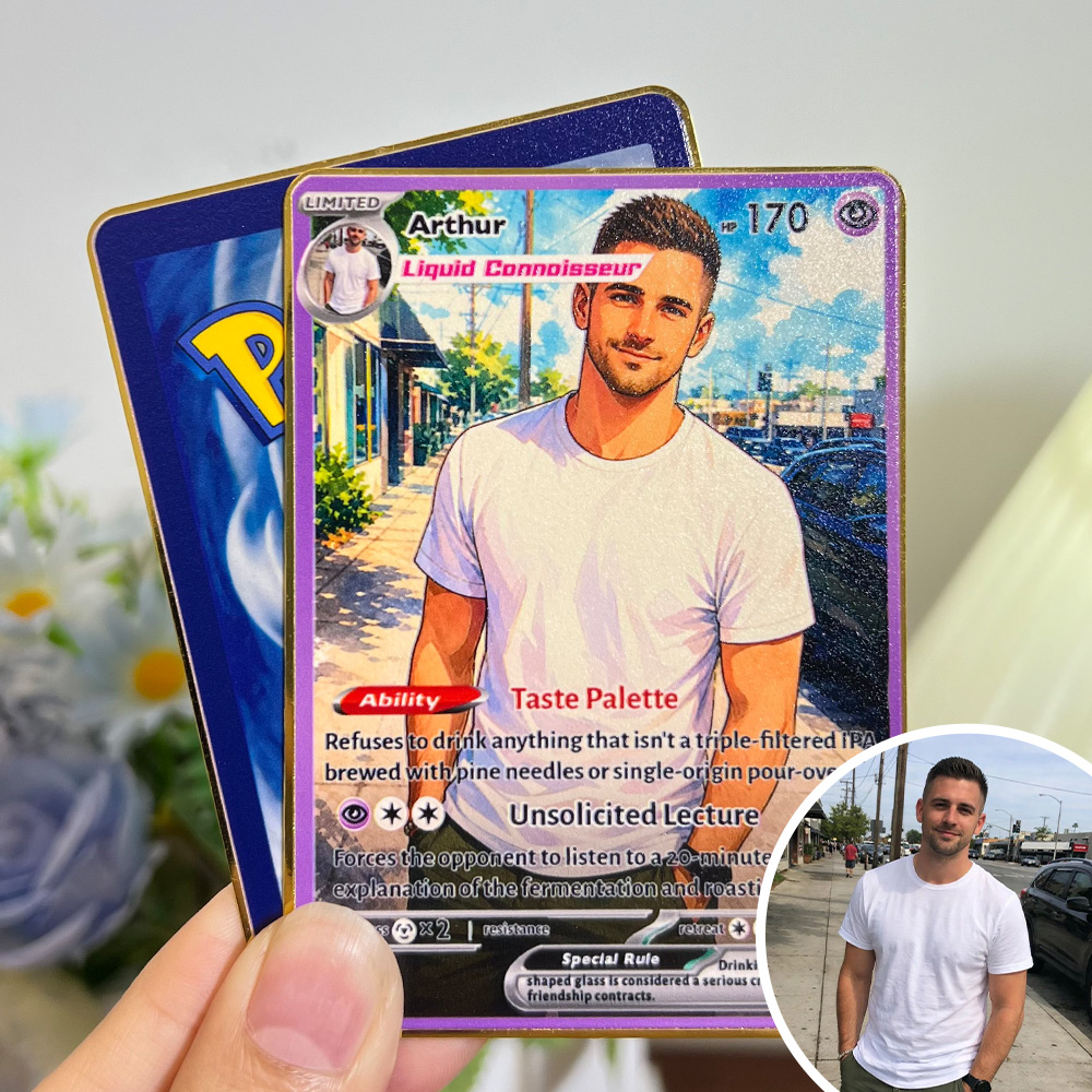 Custom Friend Anime Photo Basic Card Trading Pokecard