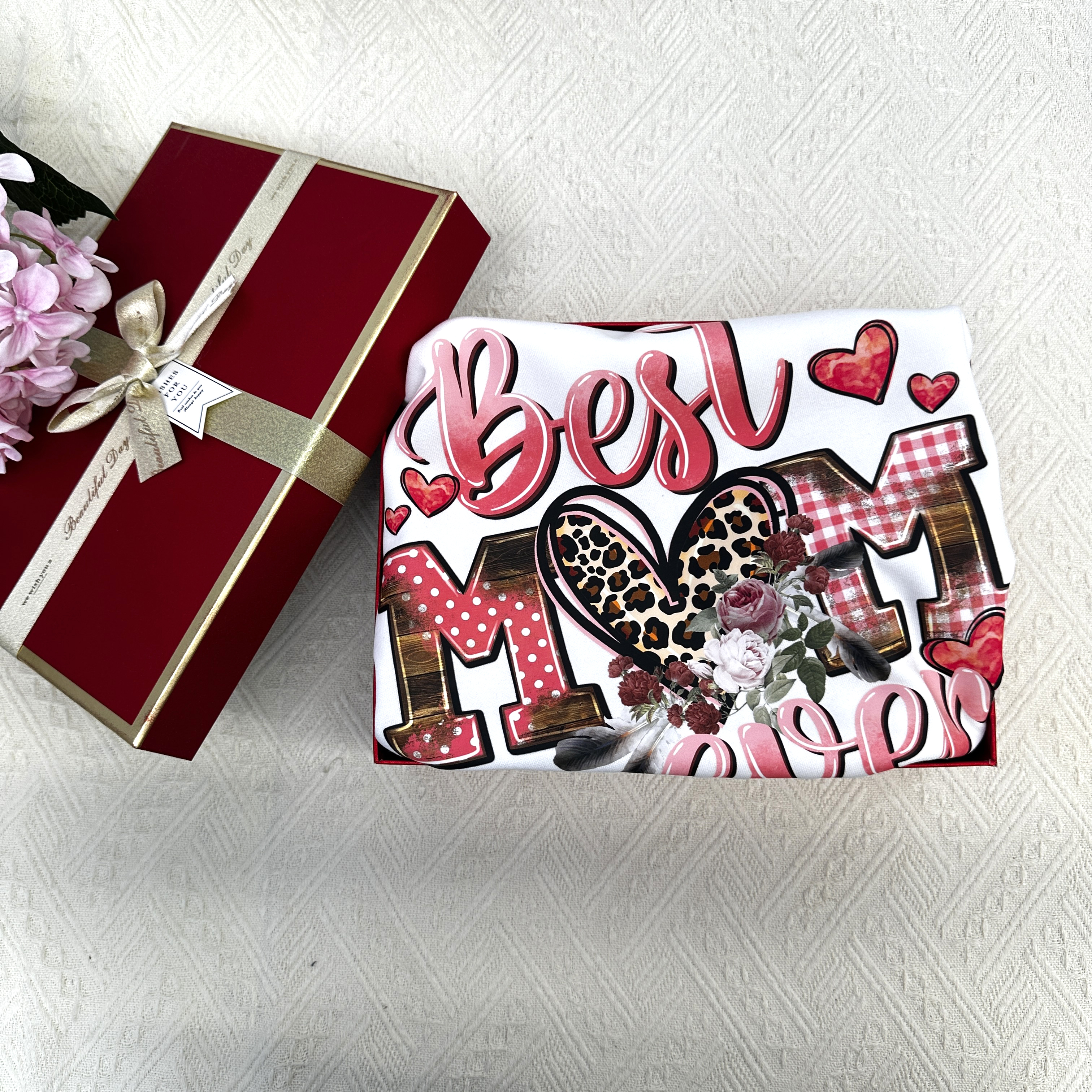 50% OFF🌟 Personalized Leopard Version Best Mom Ever  Sweatshirt