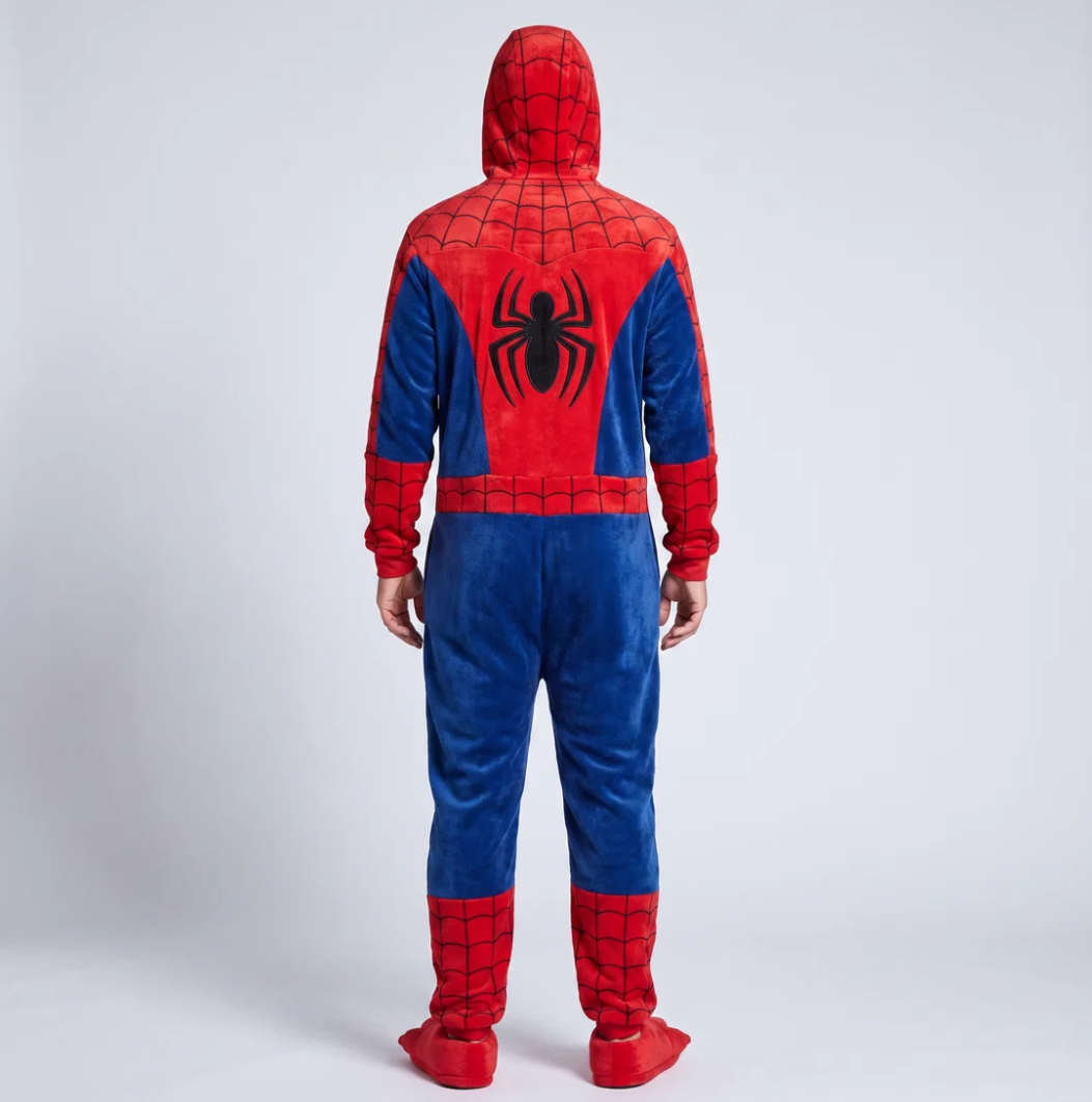 Spidey Onesie Spin Ghost Superhero Cosplay Hoodie Matching