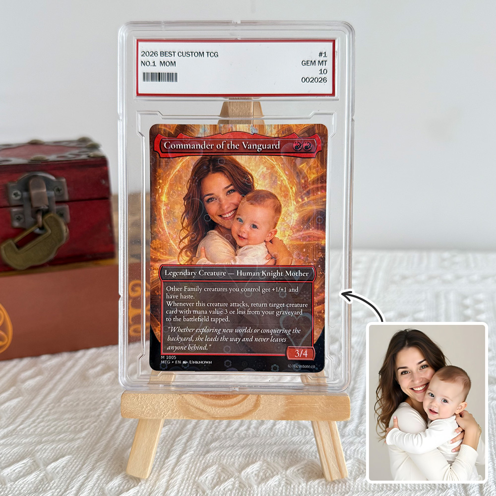 Custom Anime Mom MTG Magic TCG Card, Family Anime Card