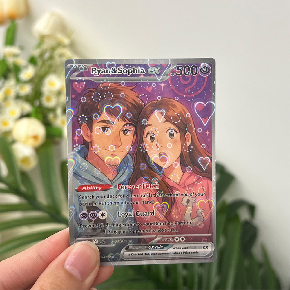 50% OFF🤩Personalized Couple Anime Art Trading Card