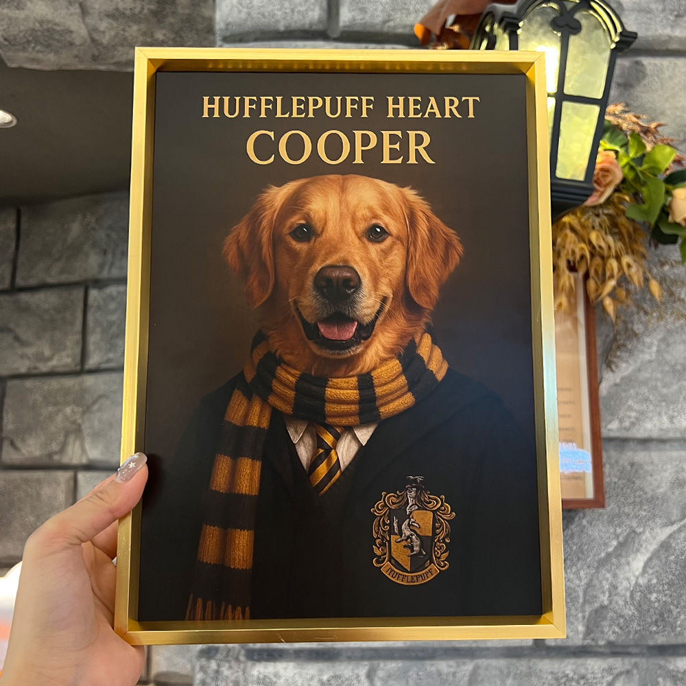 Custom Pet Harry Pawter Portrait Wall Art🦇🪄