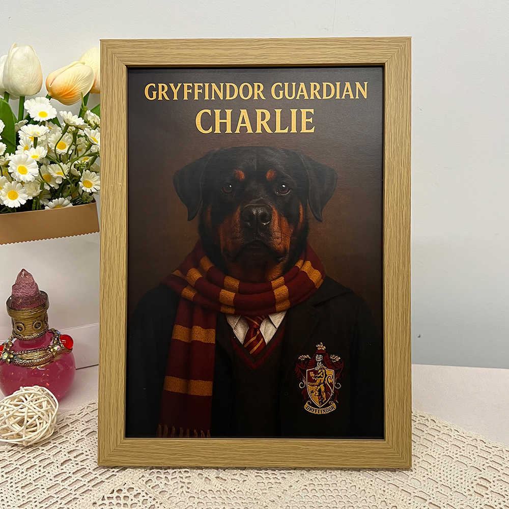 Custom Pet Harry Pawter Portrait Wall Art🦇🪄
