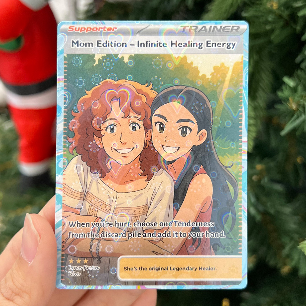 50% OFF🤩Personalized Mom Anime Supporter Trainer Card