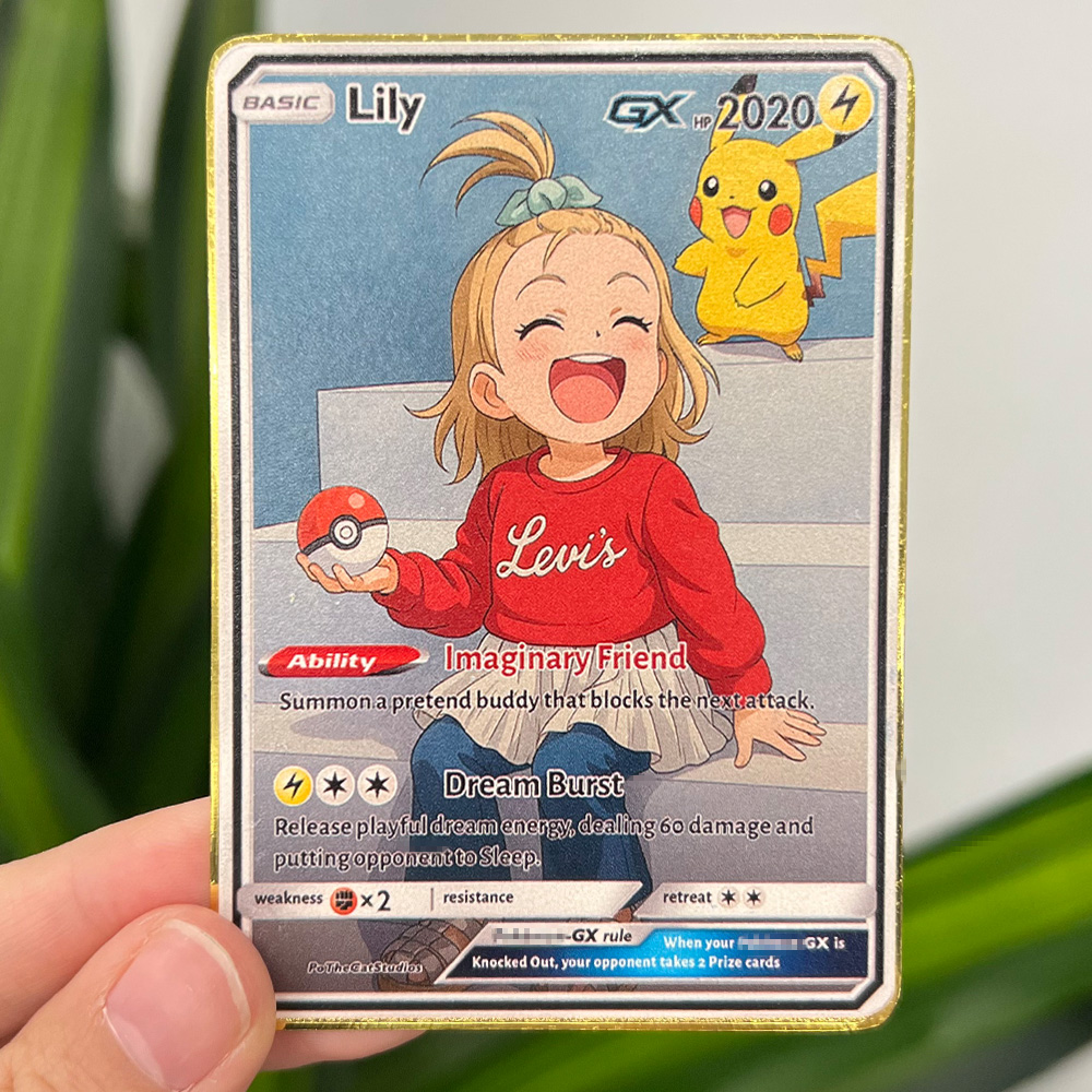 50% OFF🤩Personalized Kid Anime Art Trading Card