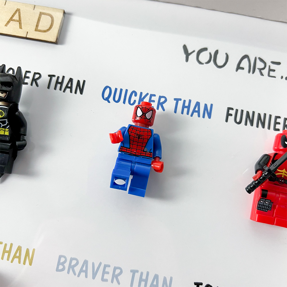 50%OFF ⭐️ Dad You Are Our Favorite Superhero-Custom 8 Superhero Figures Box New Version